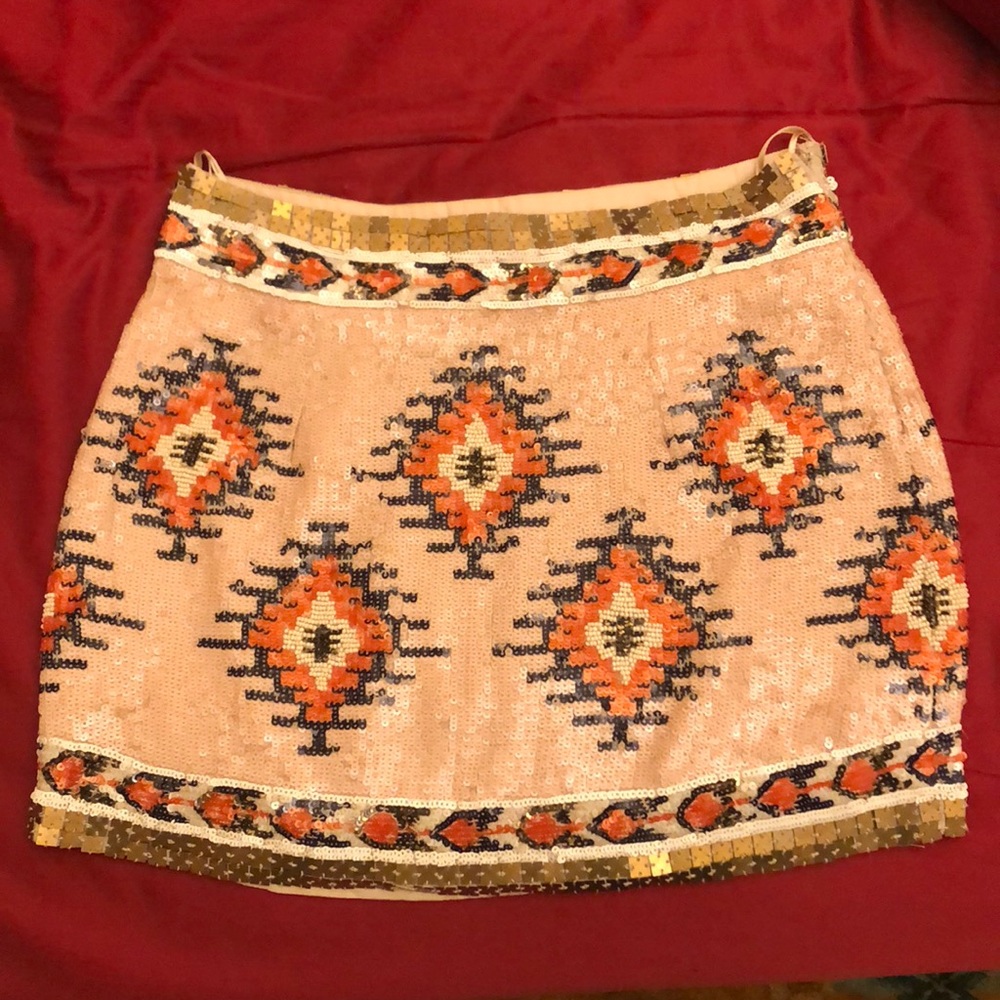 Mini Skirt with Sequines